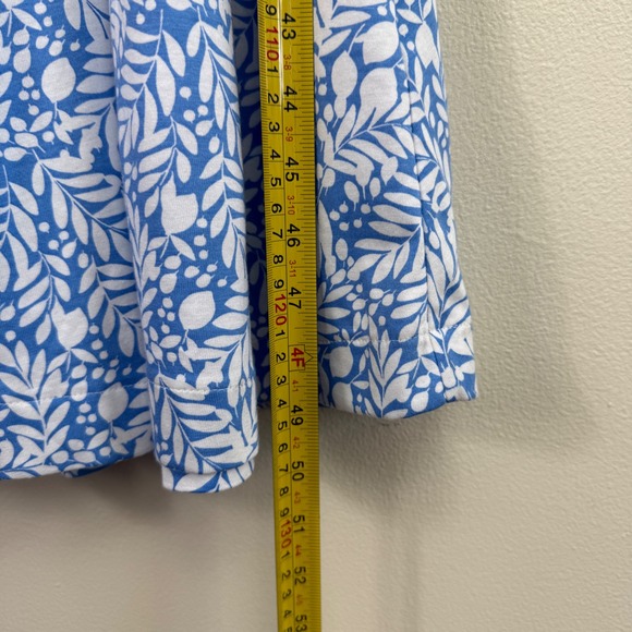 Boden Women Botanical Leaf Print Tassel Belt Maxi Dress Size US 2P Lightweight - Picture 8 of 13